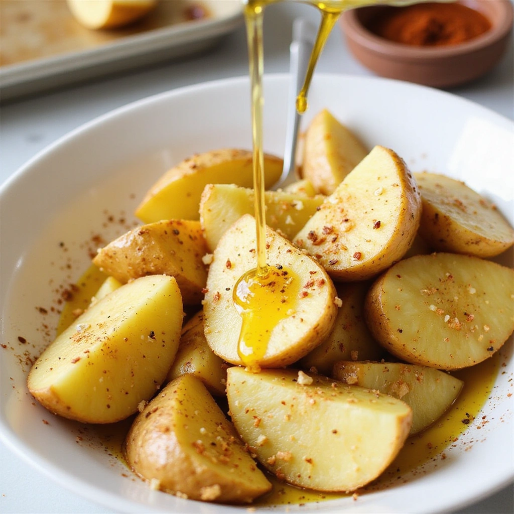 Chicken and Potatoes Recipes Dairy Free Easy Dinner Idea Step 3 Prepare the Potatoes