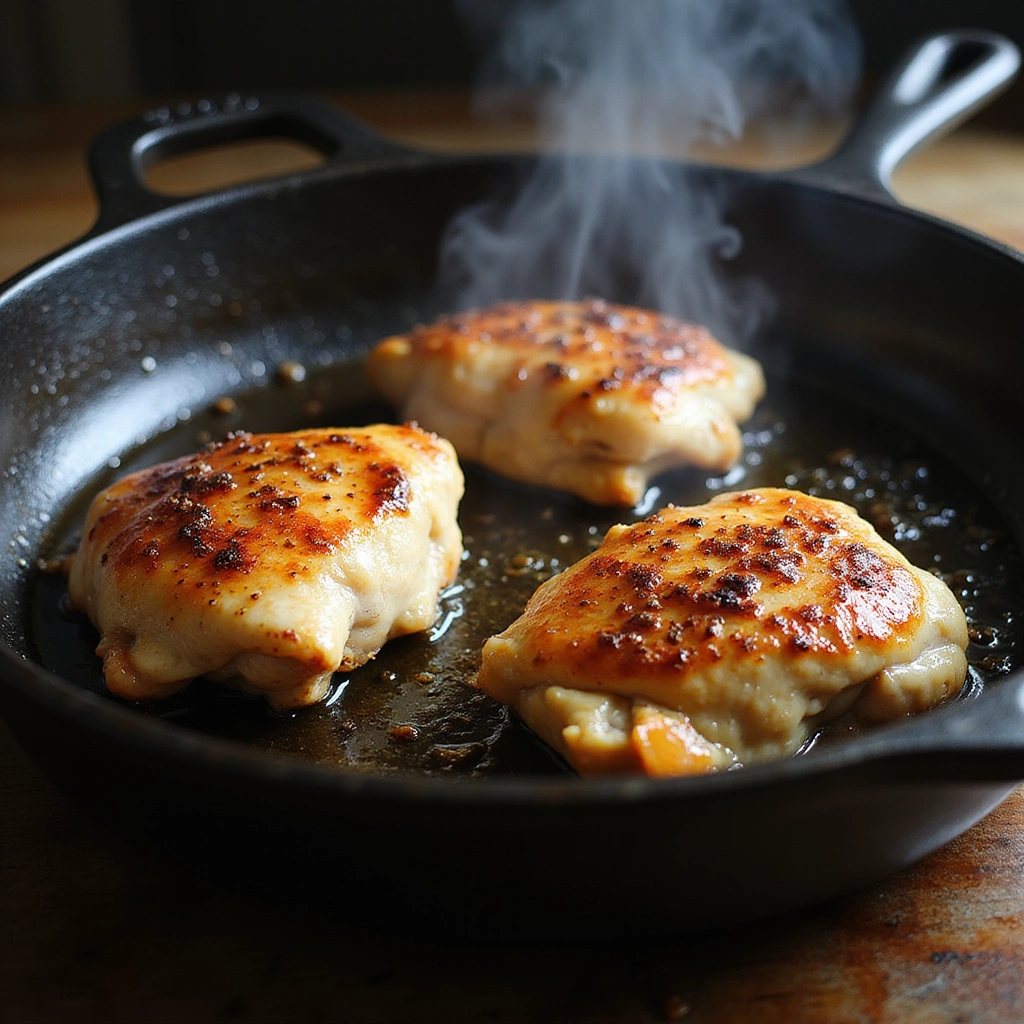 Chicken and Potatoes Recipes Dairy Free Easy Dinner Idea Step 5 Sear the Chicken