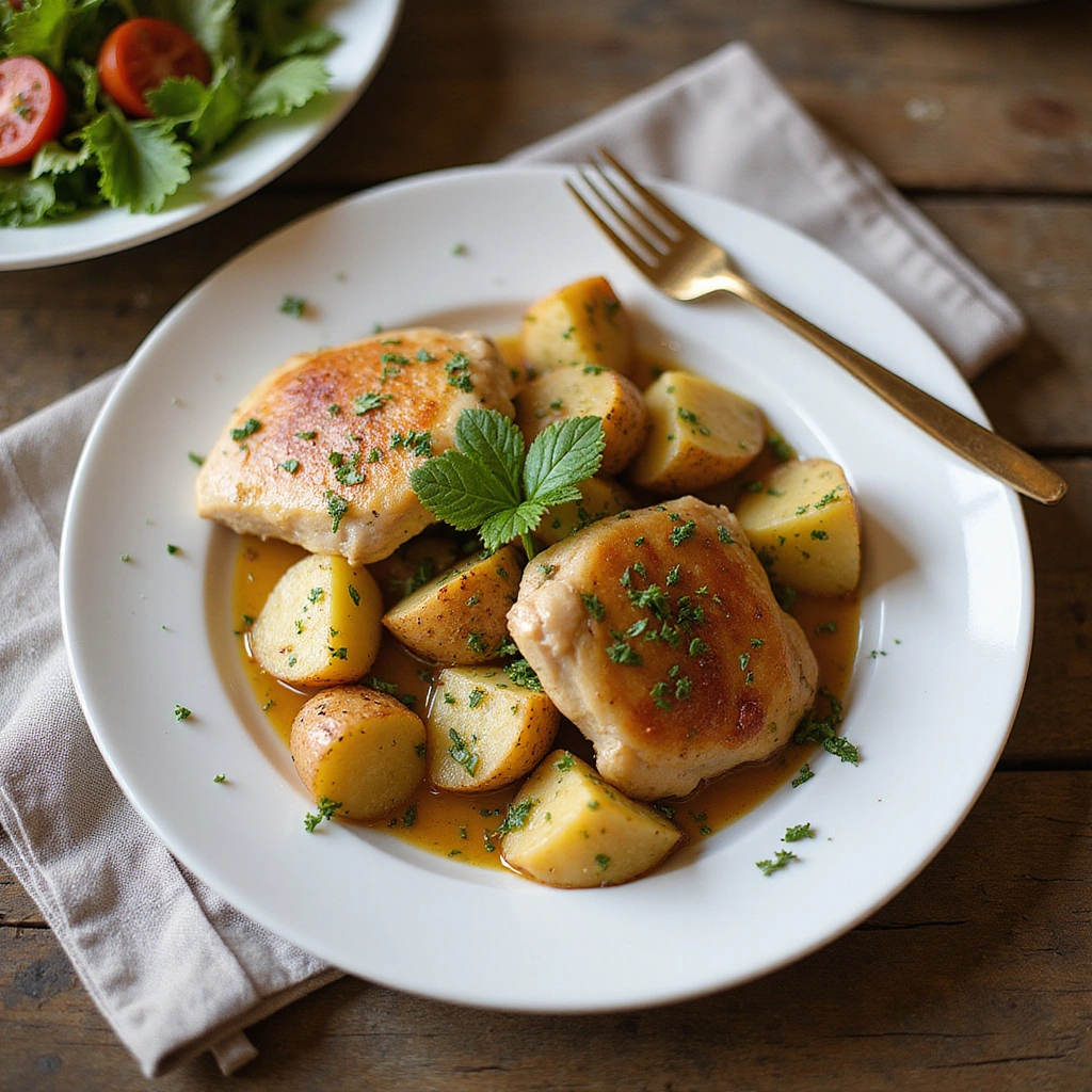 Chicken and Potatoes Recipes Dairy Free Easy Dinner Idea Step 8 Serve and Enjoy