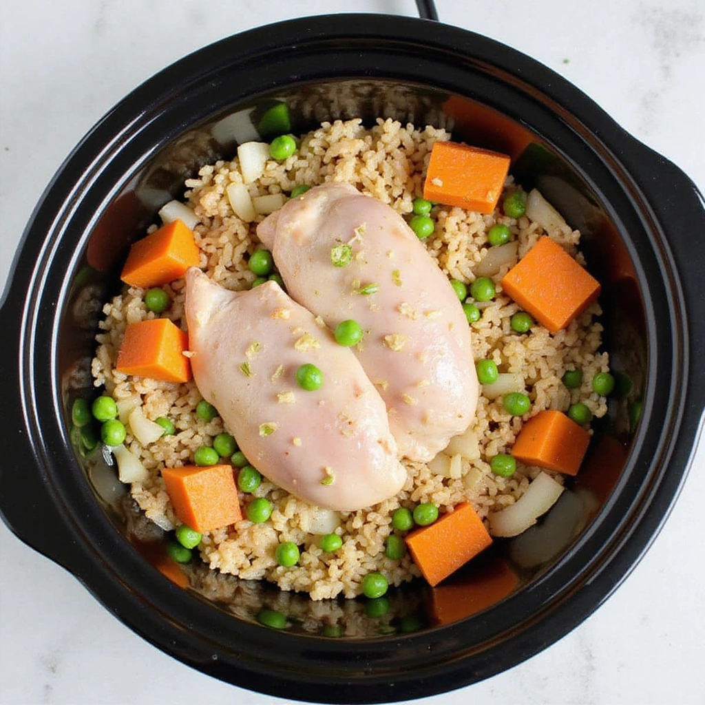 Chicken and Rice Crockpot Recipes Dairy Free Simple and Tasty Step 4 Add Vegetables