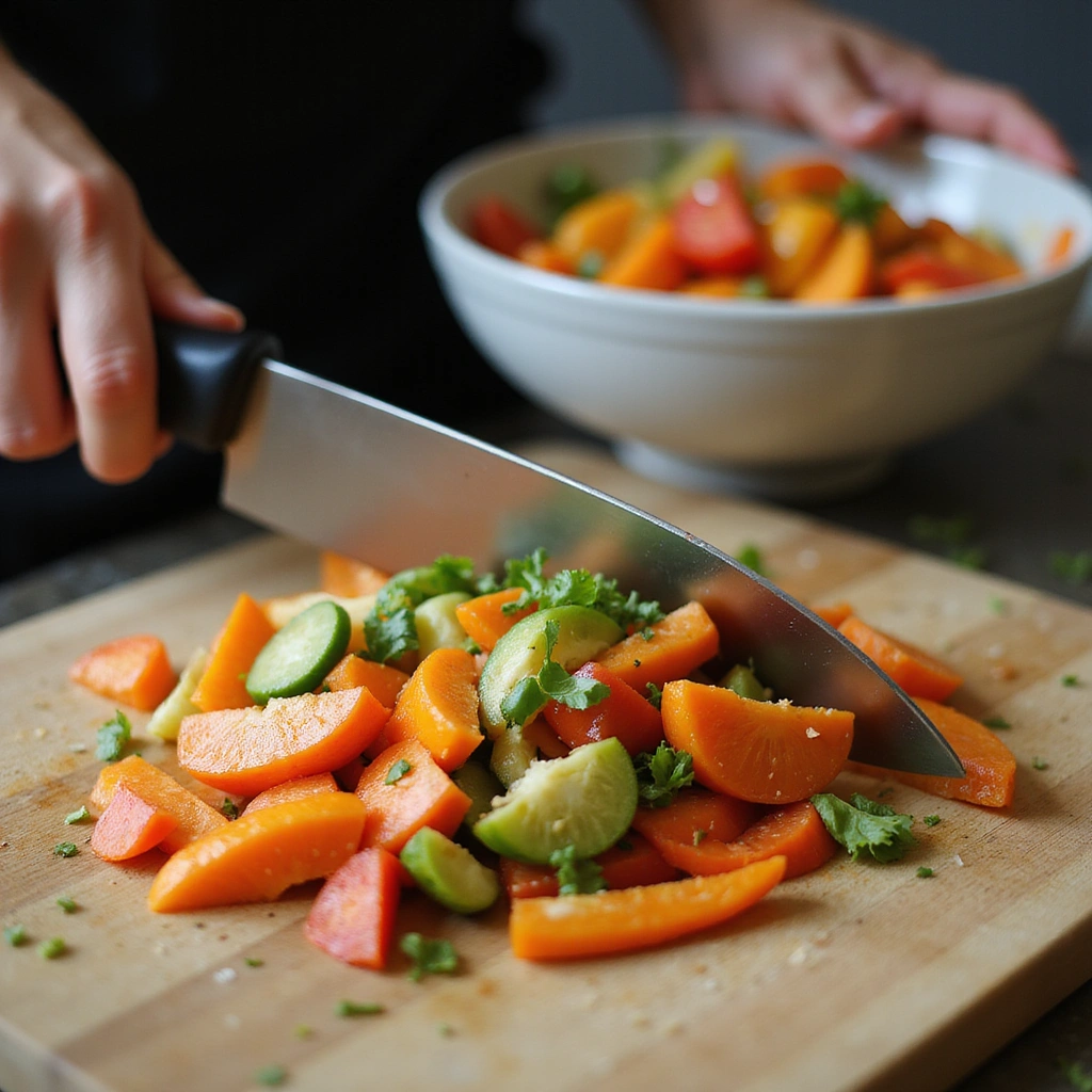 Dairy Free Chicken Slow Cooker Recipes Easy Family Dinners Step 2 Chop Vegetables
