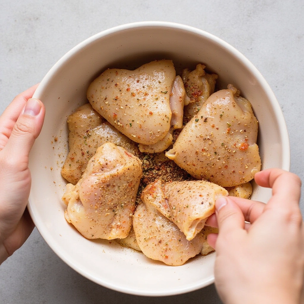 Dairy Free Chicken Slow Cooker Recipes Easy Family Dinners Step 3 Season the Chicken