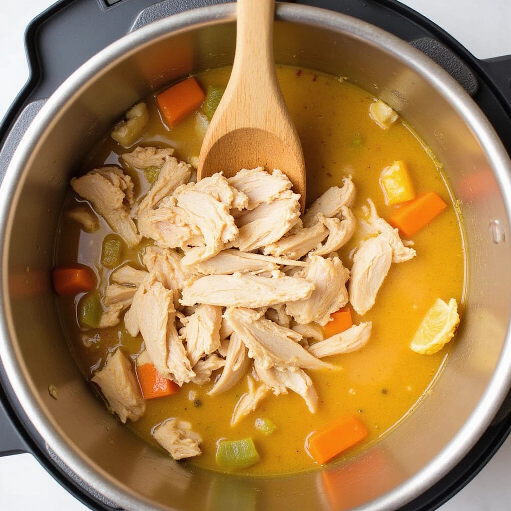 Dairy Free Chicken Soup Recipes Comforting and Nutritious Step 5 Add Shredded Chicken
