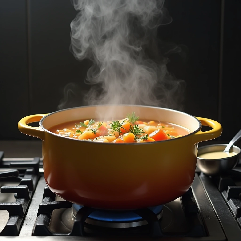 Dairy Free Chicken Soup Recipes Comforting and Nutritious Step 6 Final Simmer