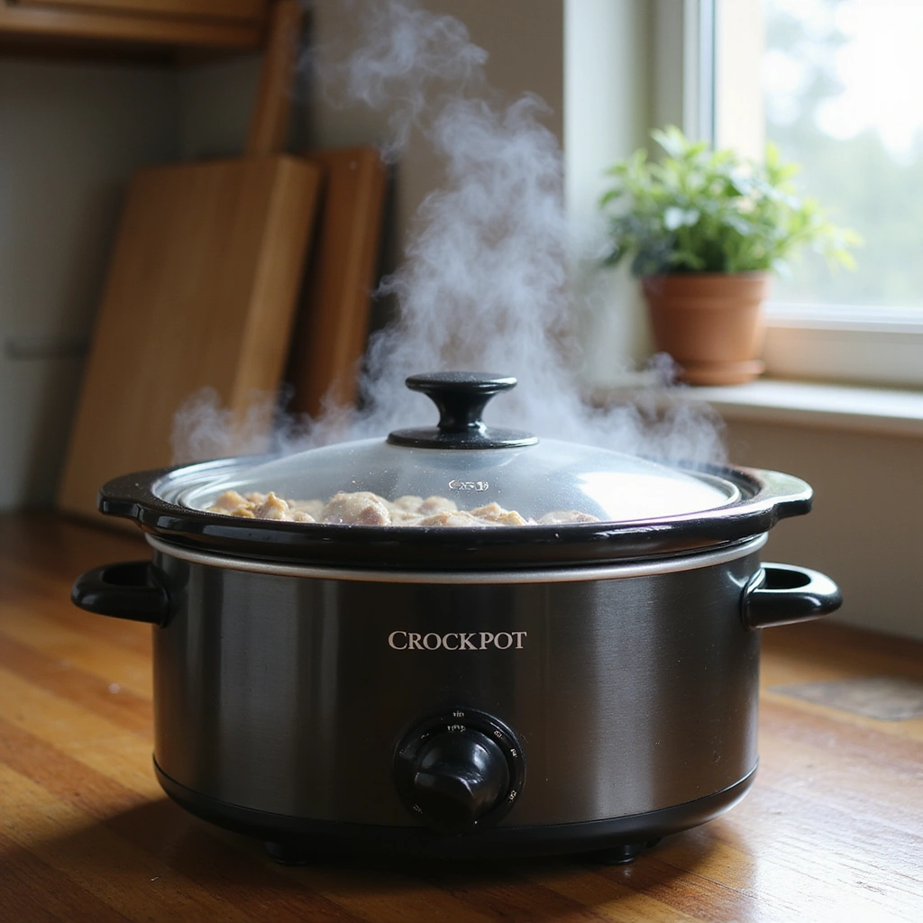 Dairy Free Pork Chop Recipes Crockpot Tender and Juicy Step 6 Cook on Low