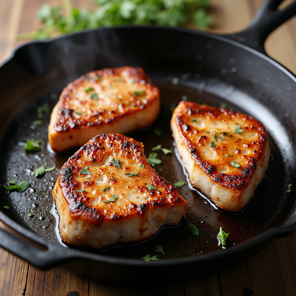 Dairy Free Pork Chop Recipes Easy and Juicy Meals Step 4 Sear the Pork Chops