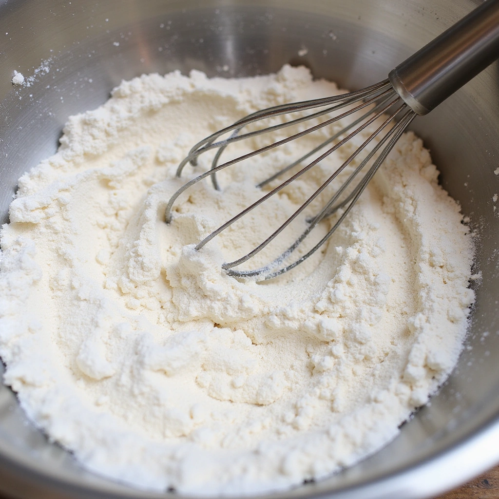 Dairy and Egg Free Cake Recipes Moist and Easy to Bake Step 2 Mix Dry Ingredients