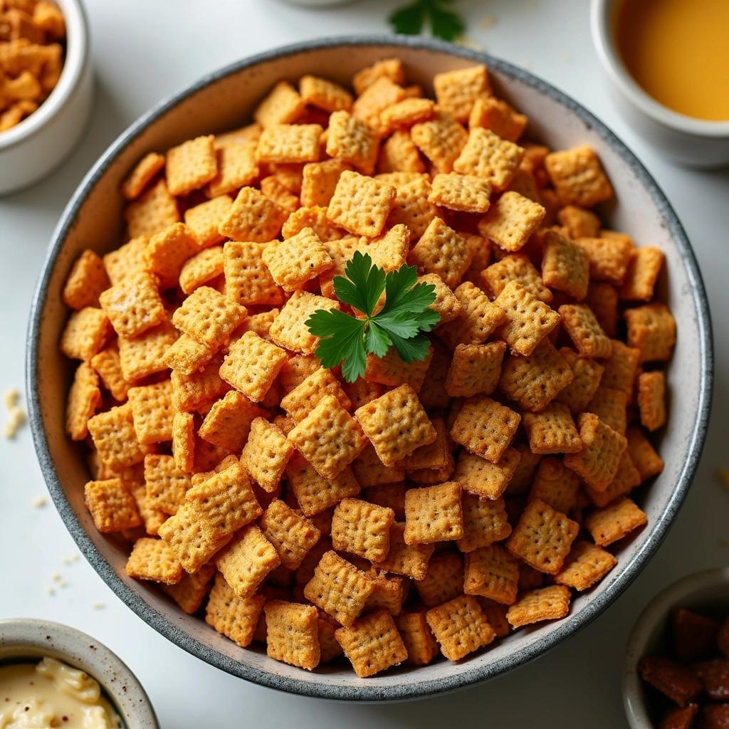 Gluten Free Dairy Free Chex Mix Recipes Crunchy Party Snack Step 8 Serve and Enjoy