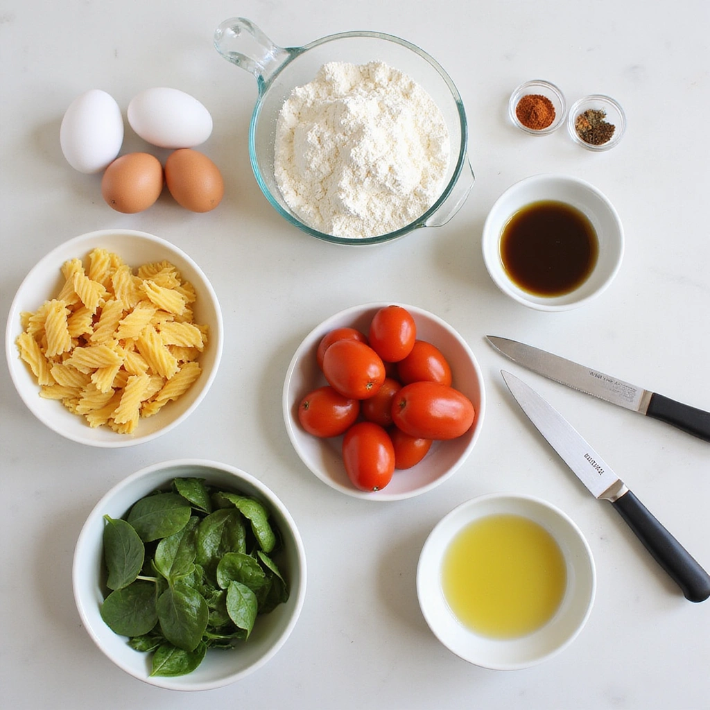 Gluten Free Dairy Free Pasta Recipes Healthy and Delicious Step 1 Prepare Ingredients