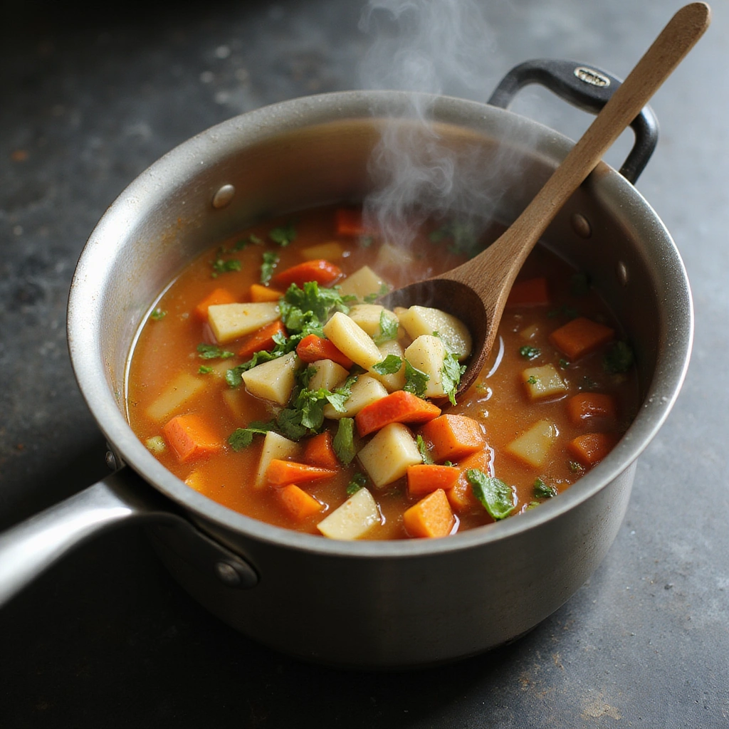 Gluten Free Dairy Free Ramen Recipes Warm and Comforting Step 4 Add Vegetables to the Broth