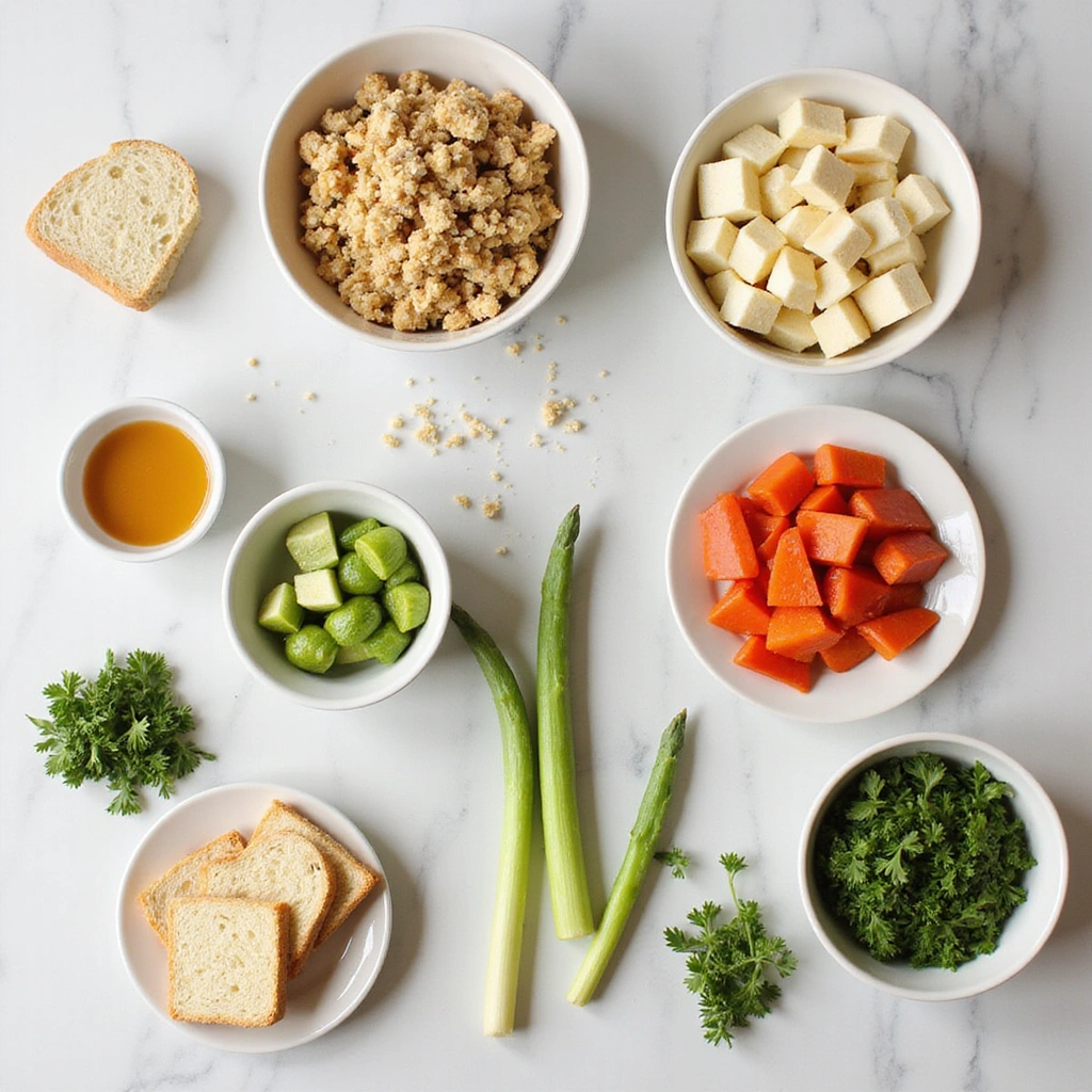 Gluten Free Dairy Free Stuffing Recipes Holiday Favorite Dish Step 1 Prepare Ingredients