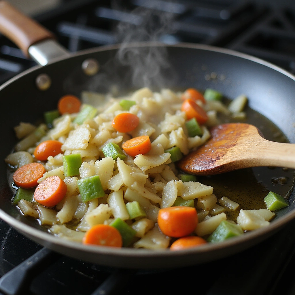 Gluten Free Dairy Free Stuffing Recipes Holiday Favorite Dish Step 2 Saut Vegetables