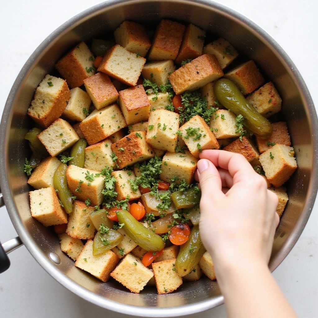 Gluten Free Dairy Free Stuffing Recipes Holiday Favorite Dish Step 3 Combine Ingredients