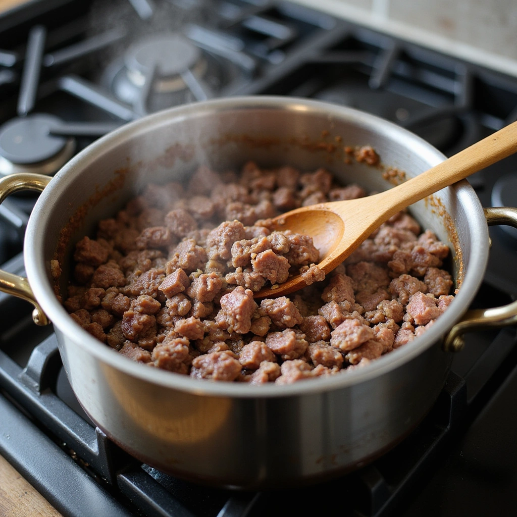 Ground Beef Soup Recipes Dairy Free Hearty and Easy Step 2 Brown the Beef
