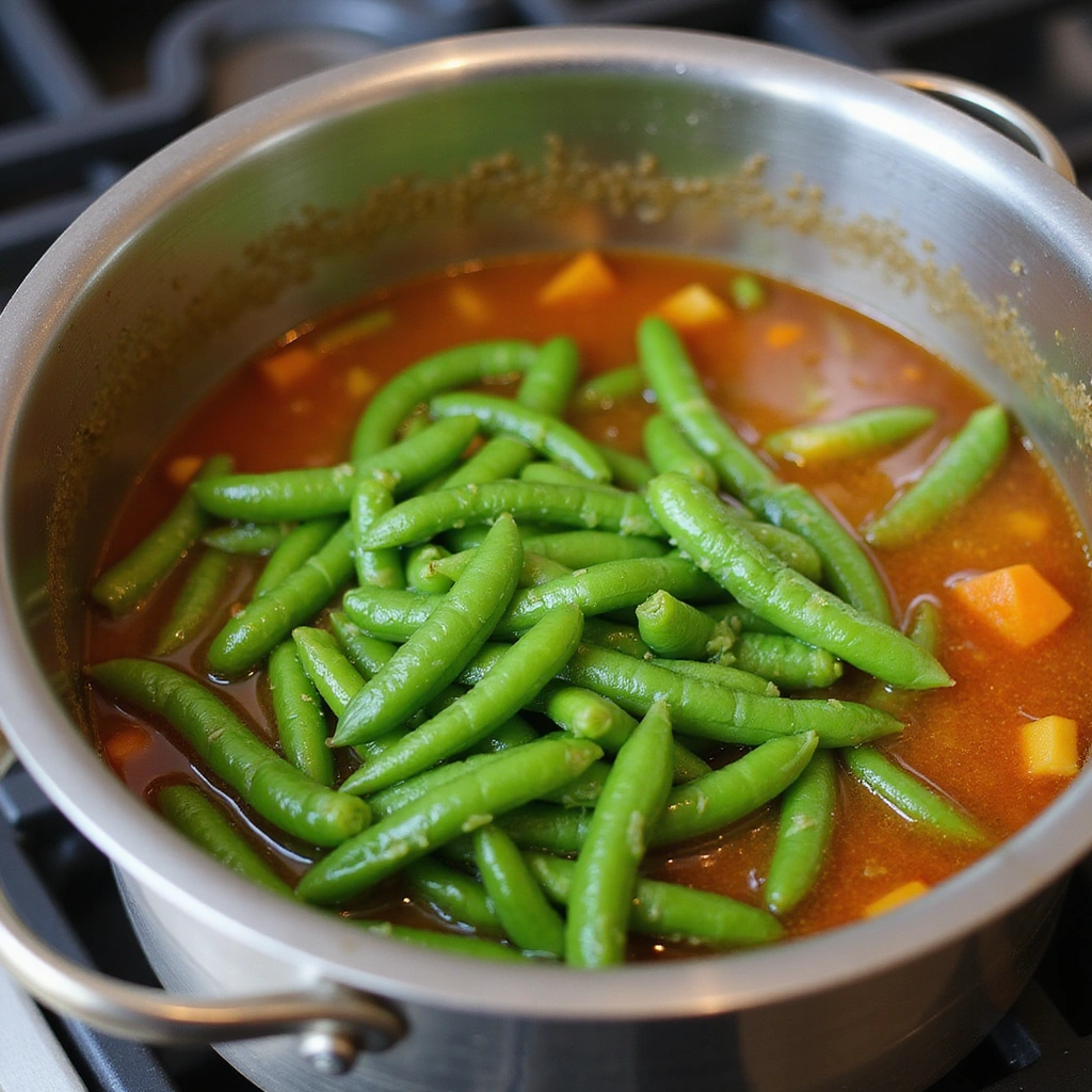 Ground Beef Soup Recipes Dairy Free Hearty and Easy Step 7 Add Green Beans