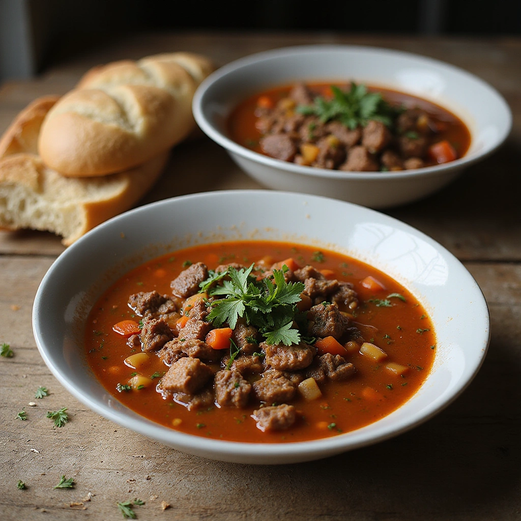 Ground Beef Soup Recipes Dairy Free Hearty and Easy Step 8 Serve and Enjoy