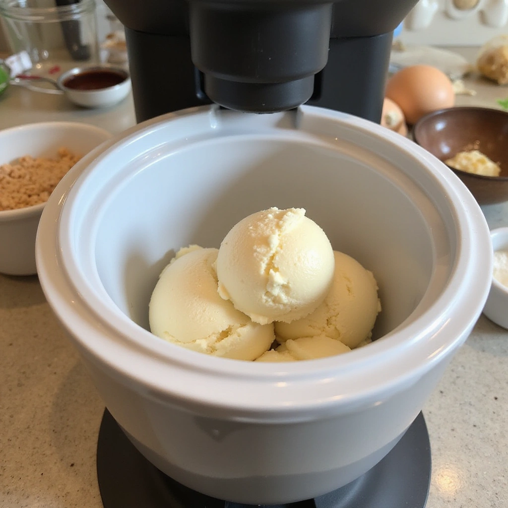 Keto Dairy Free Ice Cream Recipes Low Carb and Creamy Step 3 Churn the Ice Cream