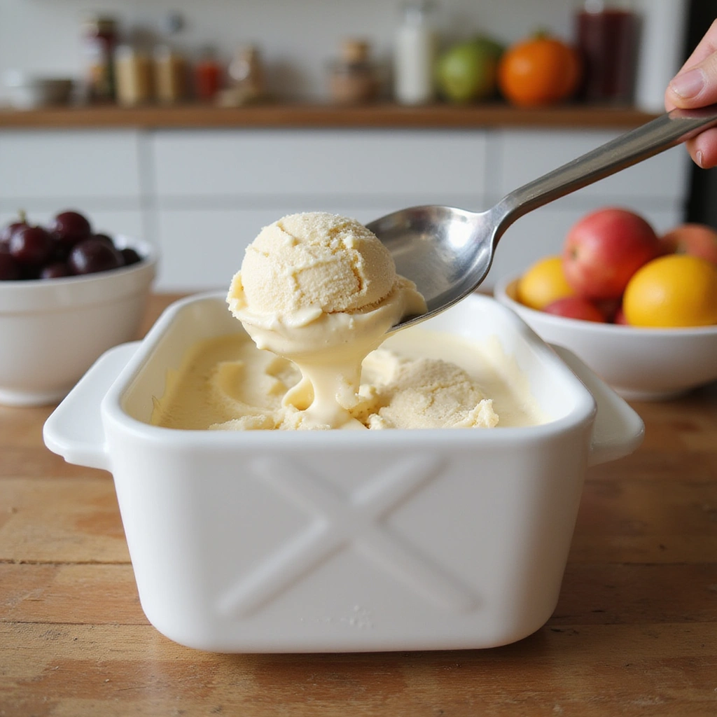 Keto Dairy Free Ice Cream Recipes Low Carb and Creamy Step 4 Transfer to Container