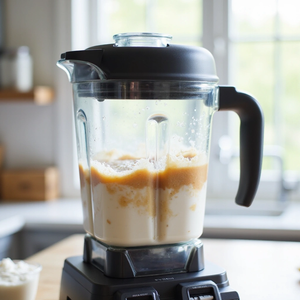 KitchenAid Ice Cream Maker Recipes Dairy Free and Creamy Step 2 Blend the Base