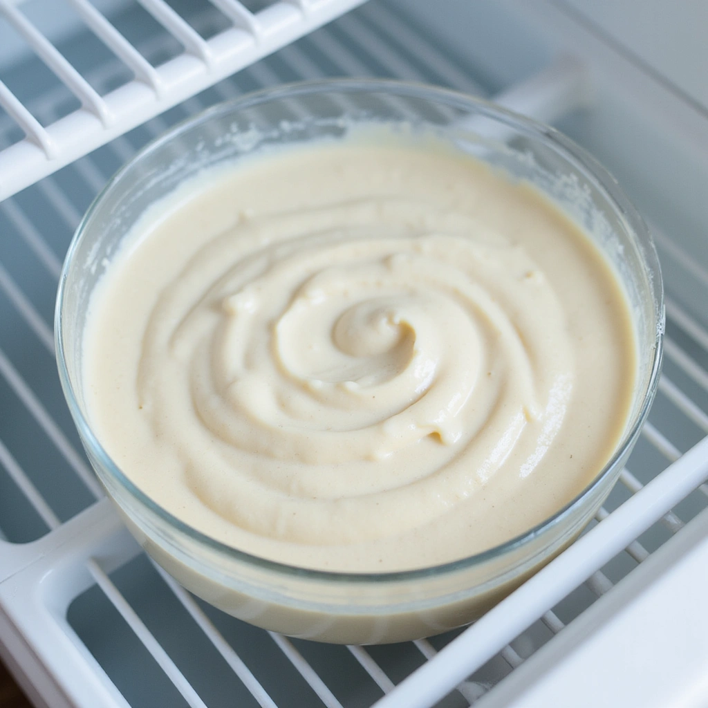 KitchenAid Ice Cream Maker Recipes Dairy Free and Creamy Step 3 Chill the Mixture