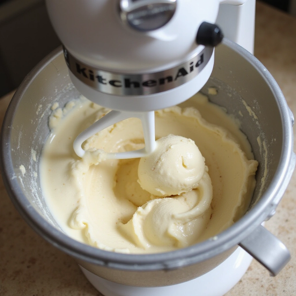 KitchenAid Ice Cream Maker Recipes Dairy Free and Creamy Step 5 Churn the Ice Cream