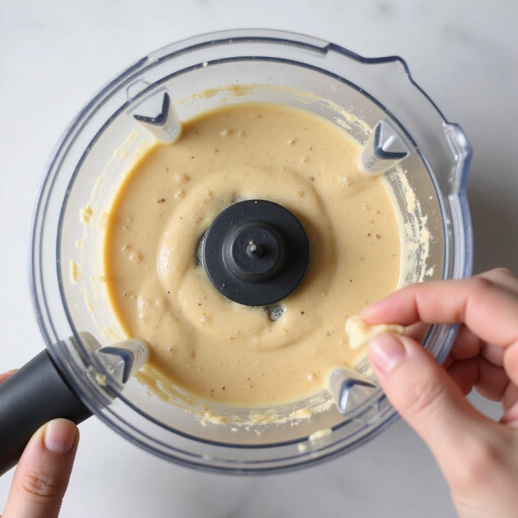 Ninja Creami Dairy Free Protein Recipes Healthy and Filling Step 2 Blend the Base