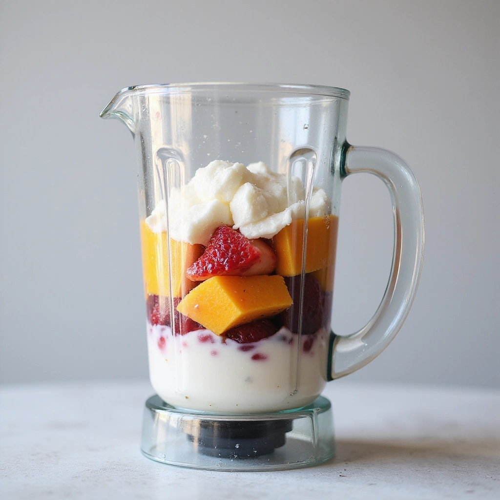 Ninja Creami Dairy Free Recipes Fun Frozen Desserts Step 2 Blend the Base