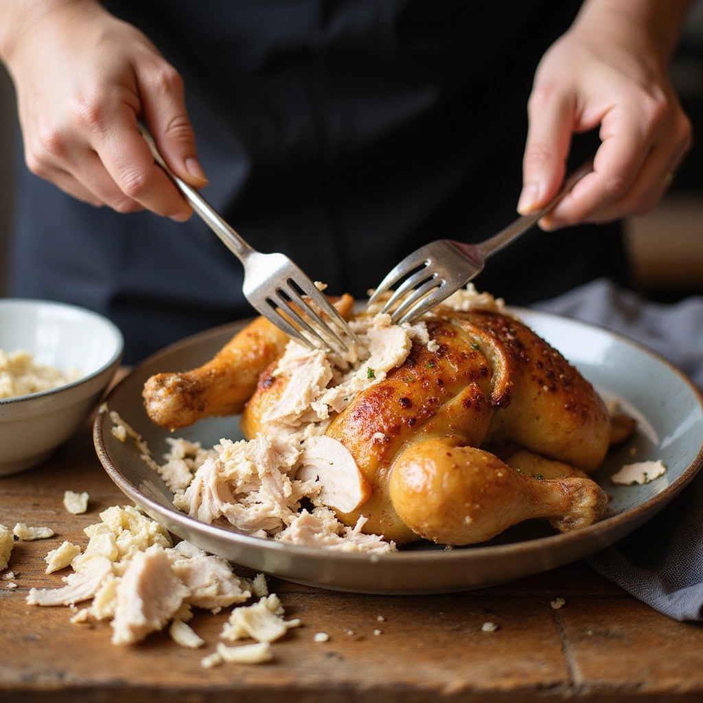 Rotisserie Chicken Leftover Recipes Dairy Free Quick Meals 2 Rotisserie Chicken Leftover Recipes Dairy Free Quick Meals Step 2 Shred the Chicken