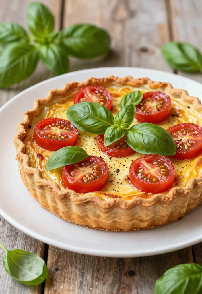 10 Dinner Quiche Recipes for Easy Savory Baking 34 10 Dinner Quiche Recipes for Easy Savory Baking 4. Tomato Basil Bliss 0