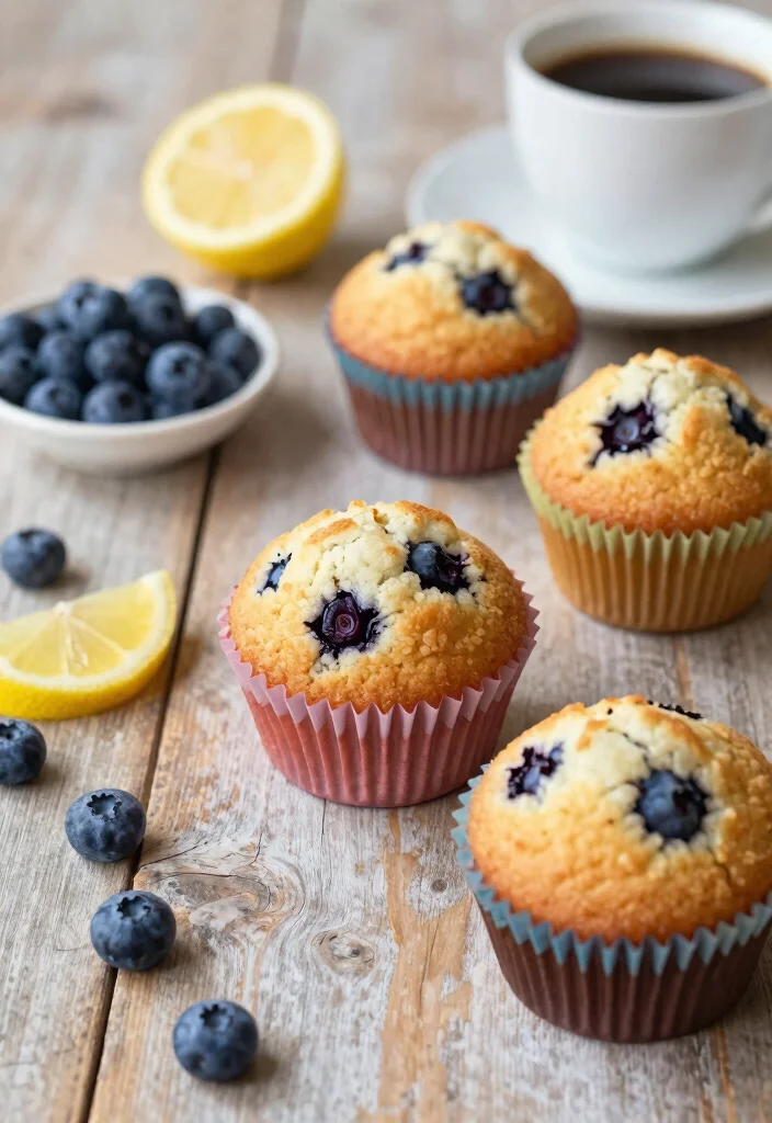 10 Easy Blueberry Dessert Recipes for Quick Fresh Sweets 2. Quick Blueberry Muffins 0