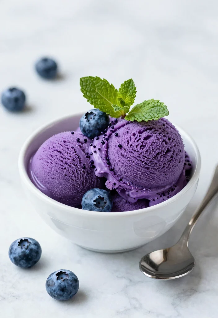 10 Easy Blueberry Dessert Recipes for Quick Fresh Sweets 3. Simple Blueberry Sorbet 0