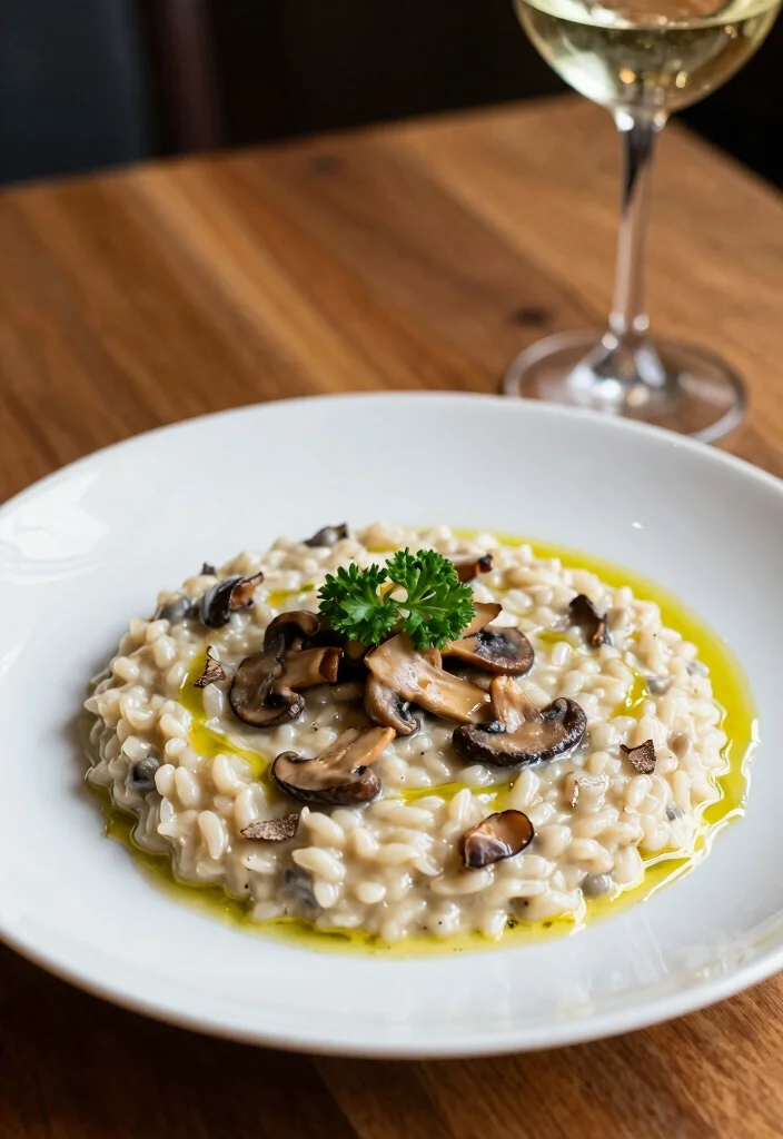 10 Fancy Vegan Recipes for Elegant Plant Based Dinners 1. Truffle Mushroom Risotto 0