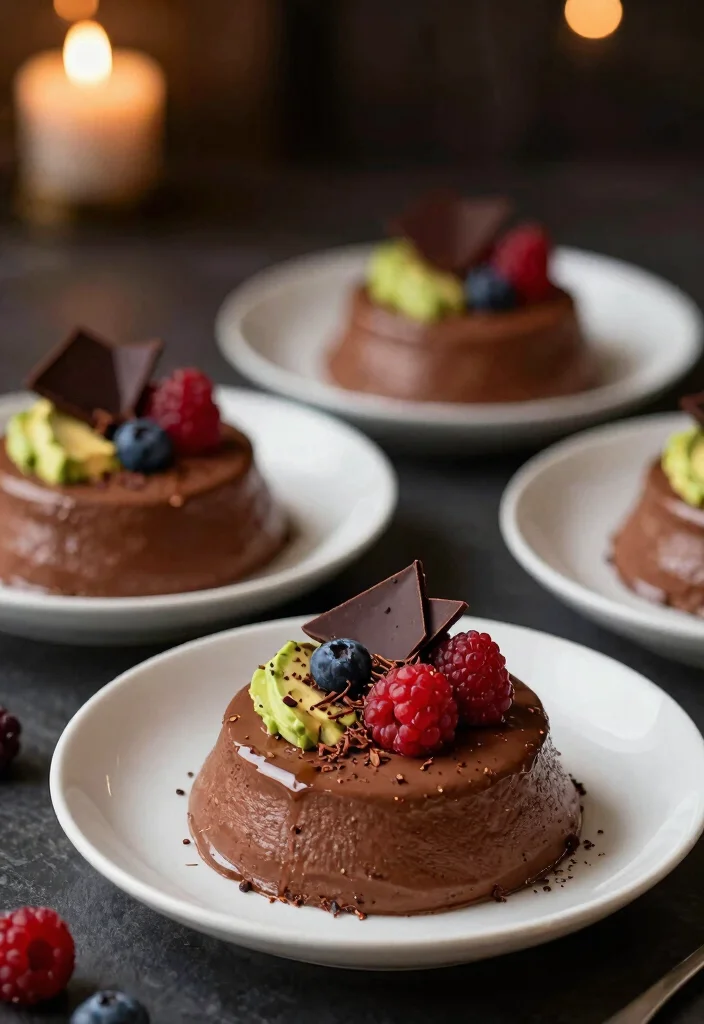 10 Fancy Vegan Recipes for Elegant Plant Based Dinners 10. Chocolate Avocado Mousse 0