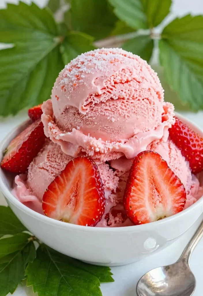10 Keto Strawberry Recipes for Sweet Low Carb Treats 2. Sugar Free Strawberry Ice Cream 0