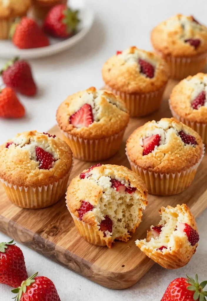 10 Keto Strawberry Recipes for Sweet Low Carb Treats 4. Keto Strawberry Muffins 0