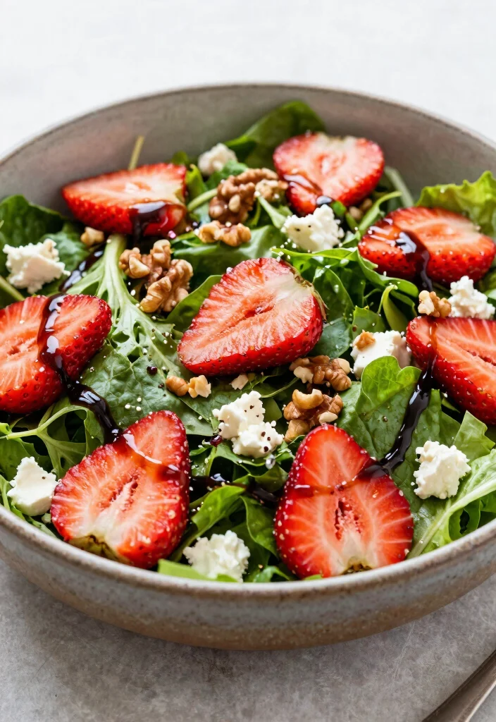 10 Keto Strawberry Recipes for Sweet Low Carb Treats 7. Strawberry Salad with Feta and Walnuts 0