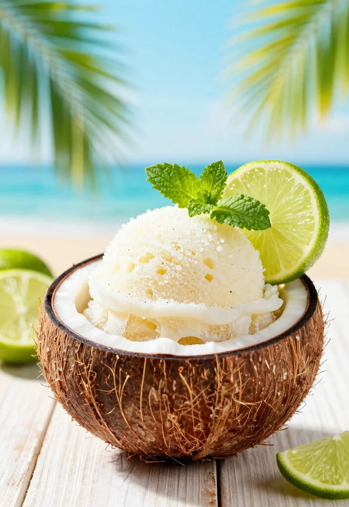 10 Margarita Dessert Recipes with a Fun Citrus Twist 10. Zesty Lime Coconut Sorbet 0