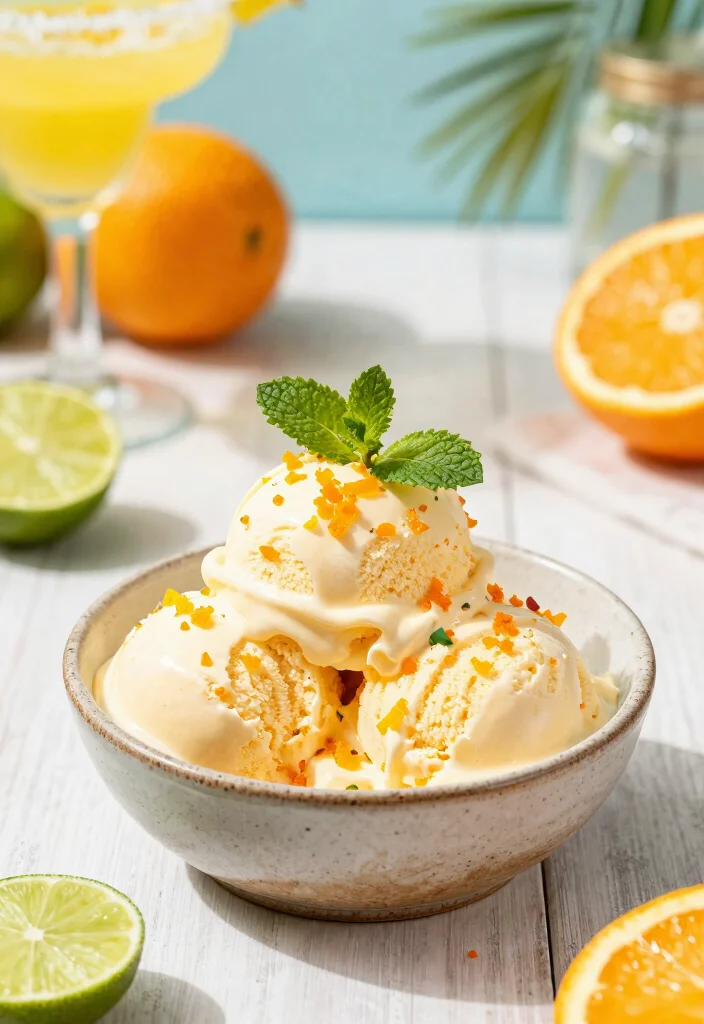 10 Margarita Dessert Recipes with a Fun Citrus Twist 5. Citrusy Margarita Ice Cream 0
