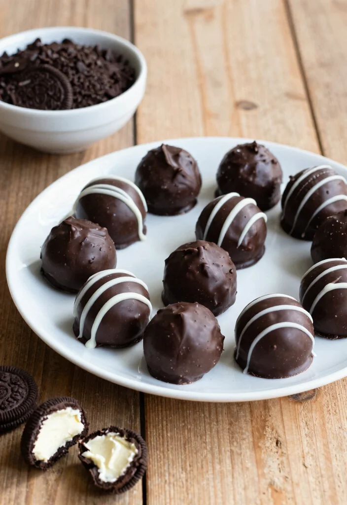 10 No Bake Oreo Dessert Recipes for Effortless Treats 2. Oreo Truffles 0