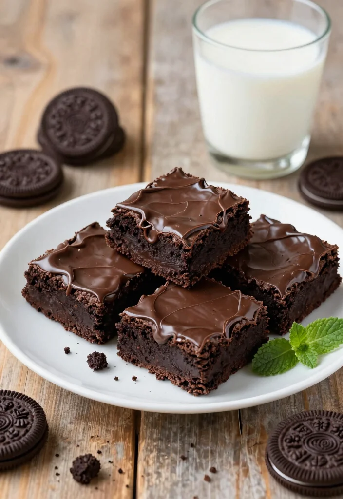 10 No Bake Oreo Dessert Recipes for Effortless Treats 5. No Bake Oreo Brownies 0