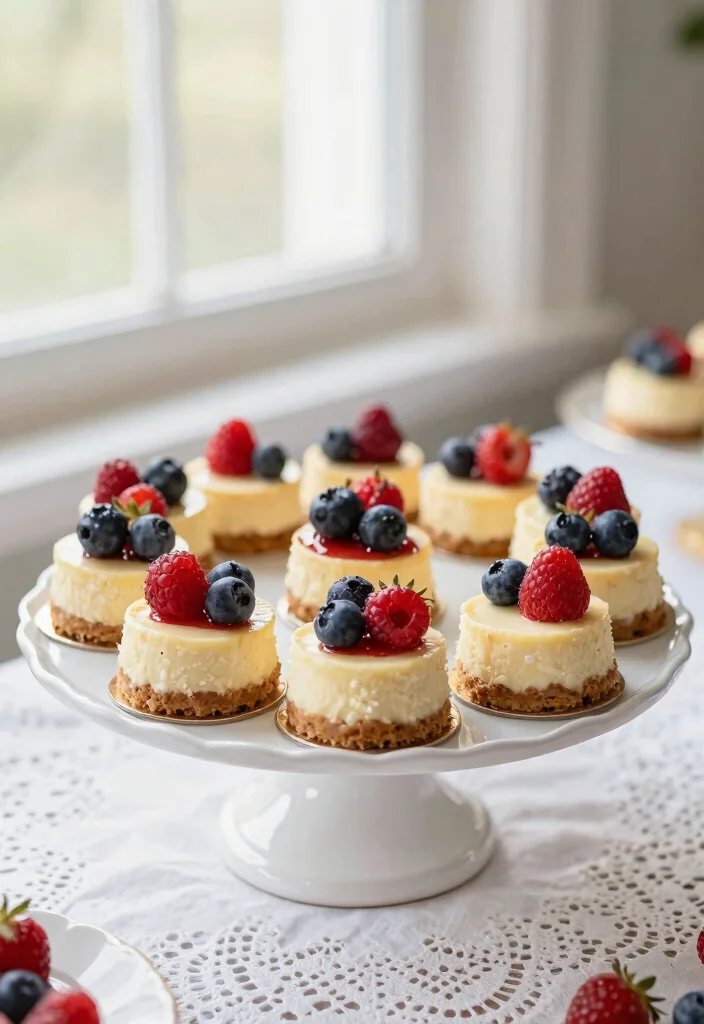 10 Small Dessert Recipes Perfect for Mini Cravings 45 10 Small Dessert Recipes Perfect for Mini Cravings 5. Mini Vegan Cheesecakes 0