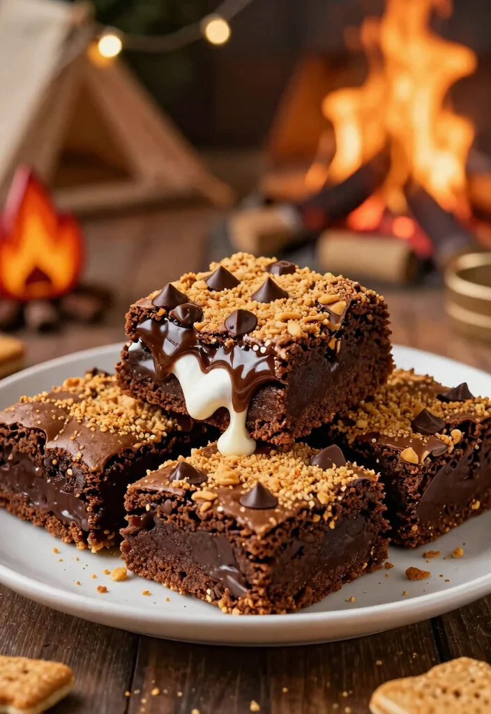 10 S'more Dessert Recipes for Gooey Campfire Style Treats 34 10 Smore Dessert Recipes for Gooey Campfire Style Treats 4. Smores Brownies 0
