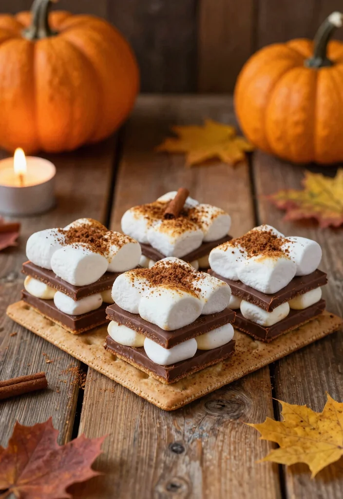 10 S'more Dessert Recipes for Gooey Campfire Style Treats 78 10 Smore Dessert Recipes for Gooey Campfire Style Treats 8. Pumpkin Spice Smores 0