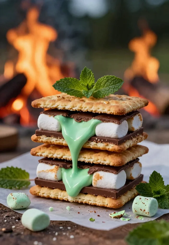 10 S'more Dessert Recipes for Gooey Campfire Style Treats 89 10 Smore Dessert Recipes for Gooey Campfire Style Treats 9. Chocolate Mint Smores 0