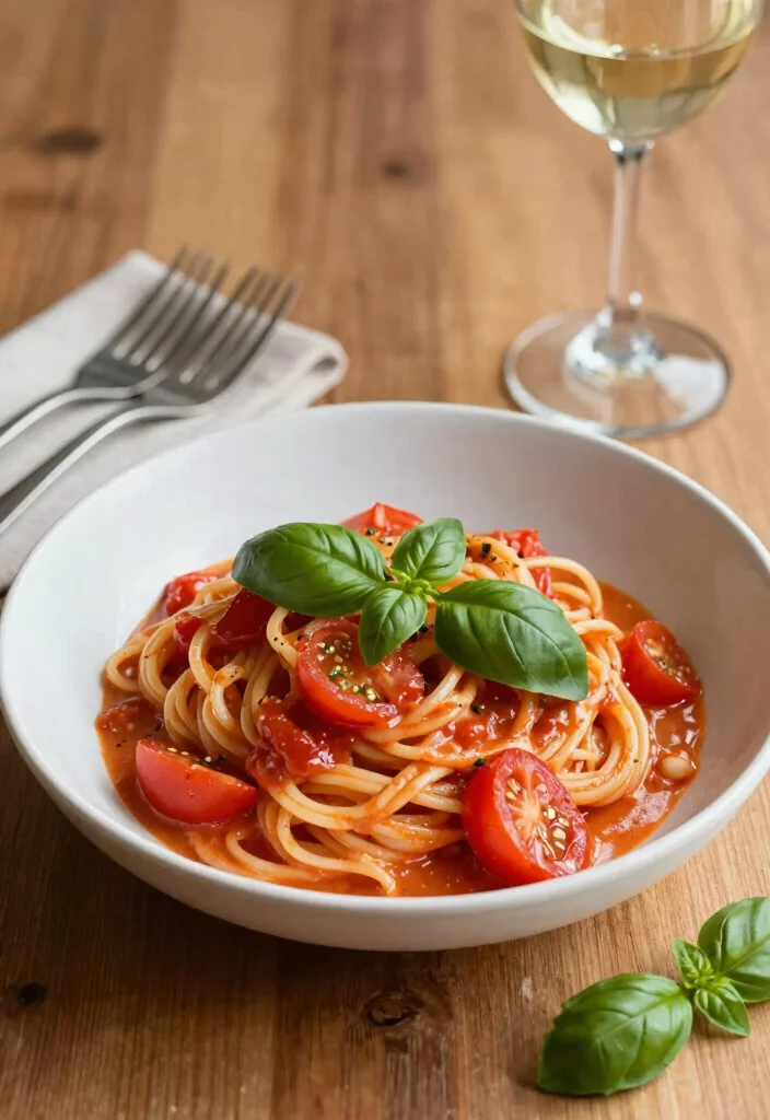 10 Three Ingredient Dinner Recipes for Simple Weeknights 1. Creamy Tomato Basil Pasta 0