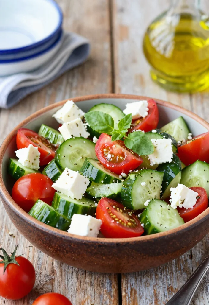 10 Three Ingredient Dinner Recipes for Simple Weeknights 9. Easy Greek Salad 0