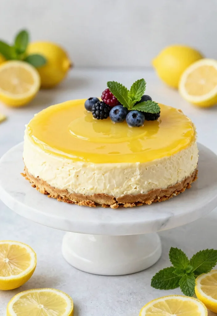 10 Vegan Lemon Curd Recipes for Bright Dairy Free Sweets 5. Vegan Lemon Curd Cheesecake 0