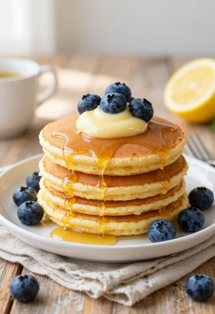 10 Vegan Lemon Curd Recipes for Bright Dairy Free Sweets 7. Vegan Lemon Curd Pancakes 0