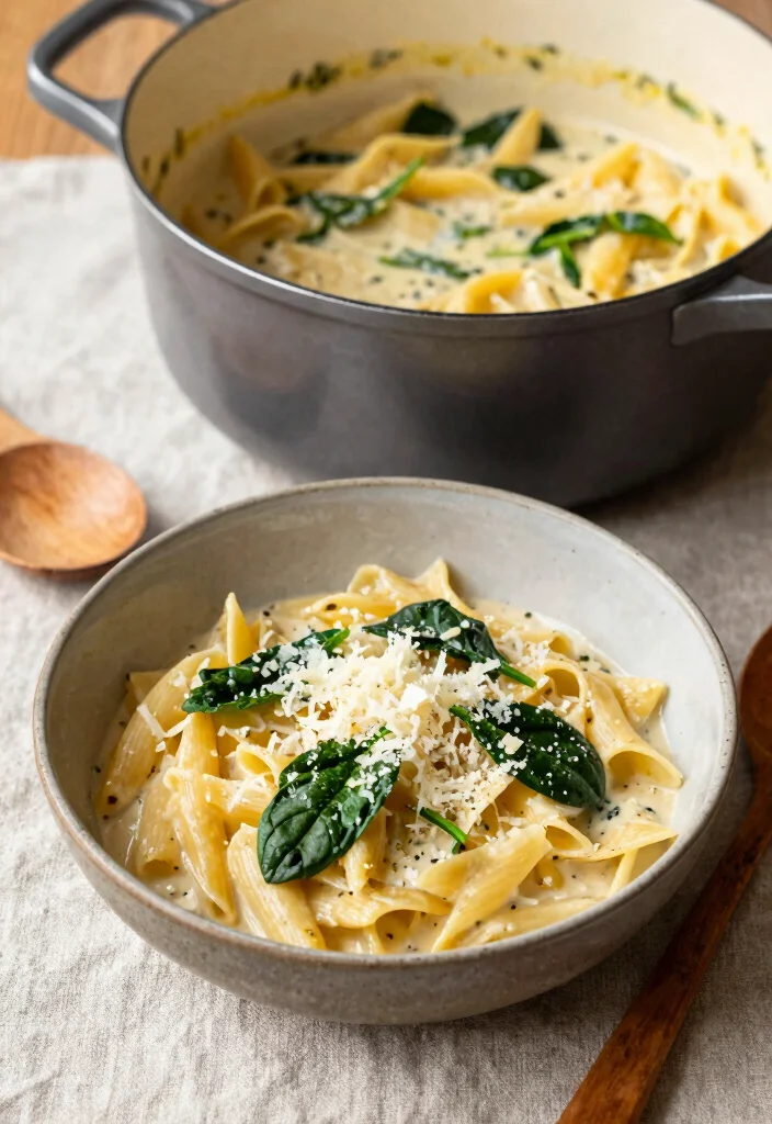 12 Beginner Dinner Recipes Anyone Can Cook 2. Creamy One Pot Pasta 0
