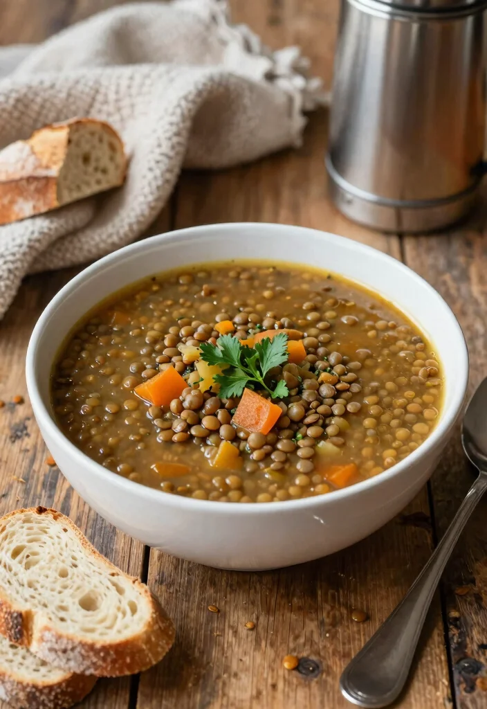 12 Beginner Dinner Recipes Anyone Can Cook 5. One Pot Lentil Soup 0